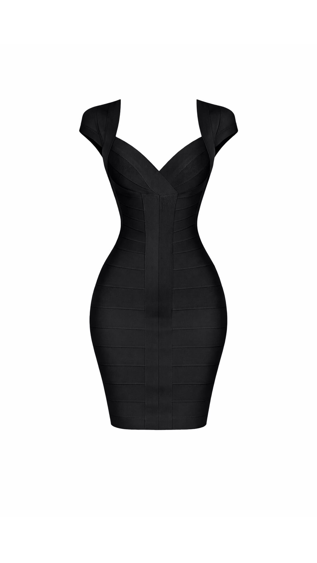 Black Elegant Side-Slit Evening Dress