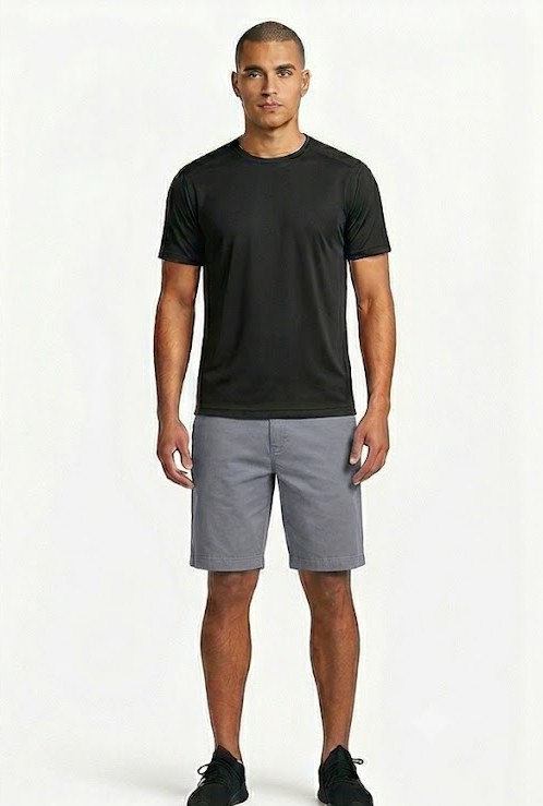 Men's Classic Cotton Chino Shorts - French Blue