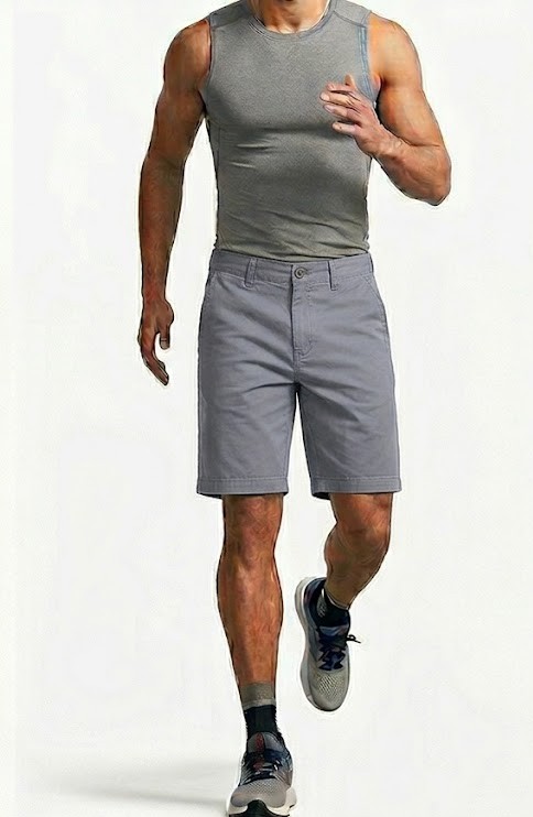 Men's Classic Cotton Chino Shorts - French Blue