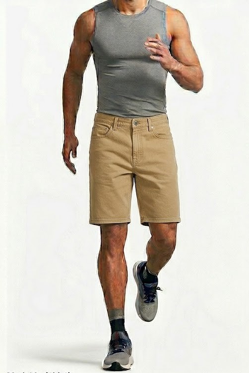Men's Classic Cotton Chino Shorts - Sand Khaki