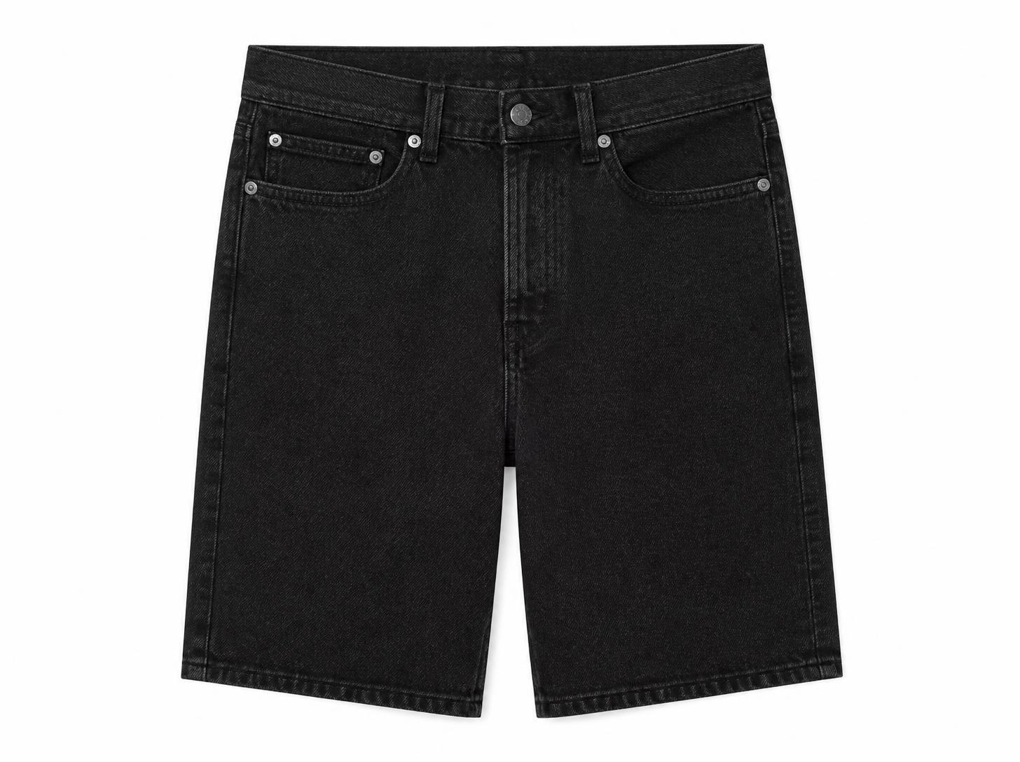 Men's Slim Stretch Chino Shorts - Jet Black