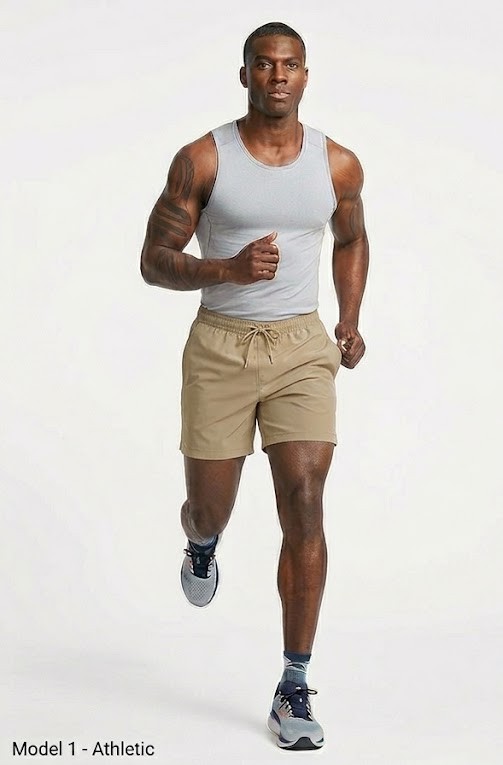 Men's Drawstring Swim & Lounge Shorts - Warm Khaki