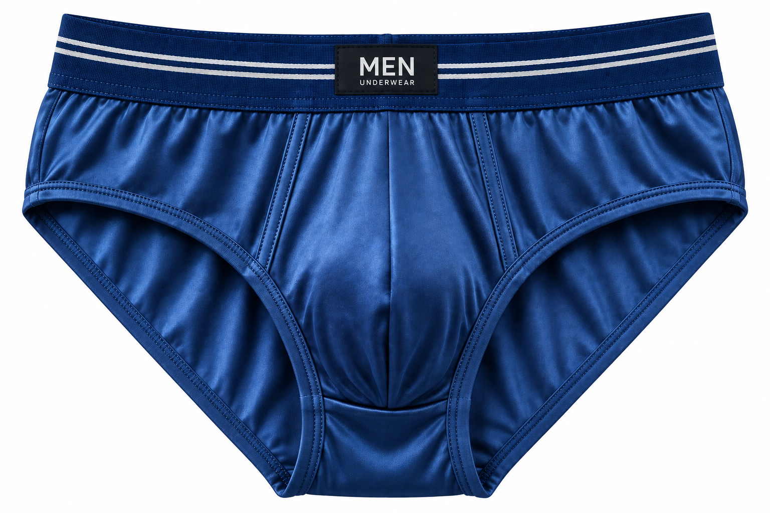 Men's Classic Cotton Hip Briefs - Royal Blue