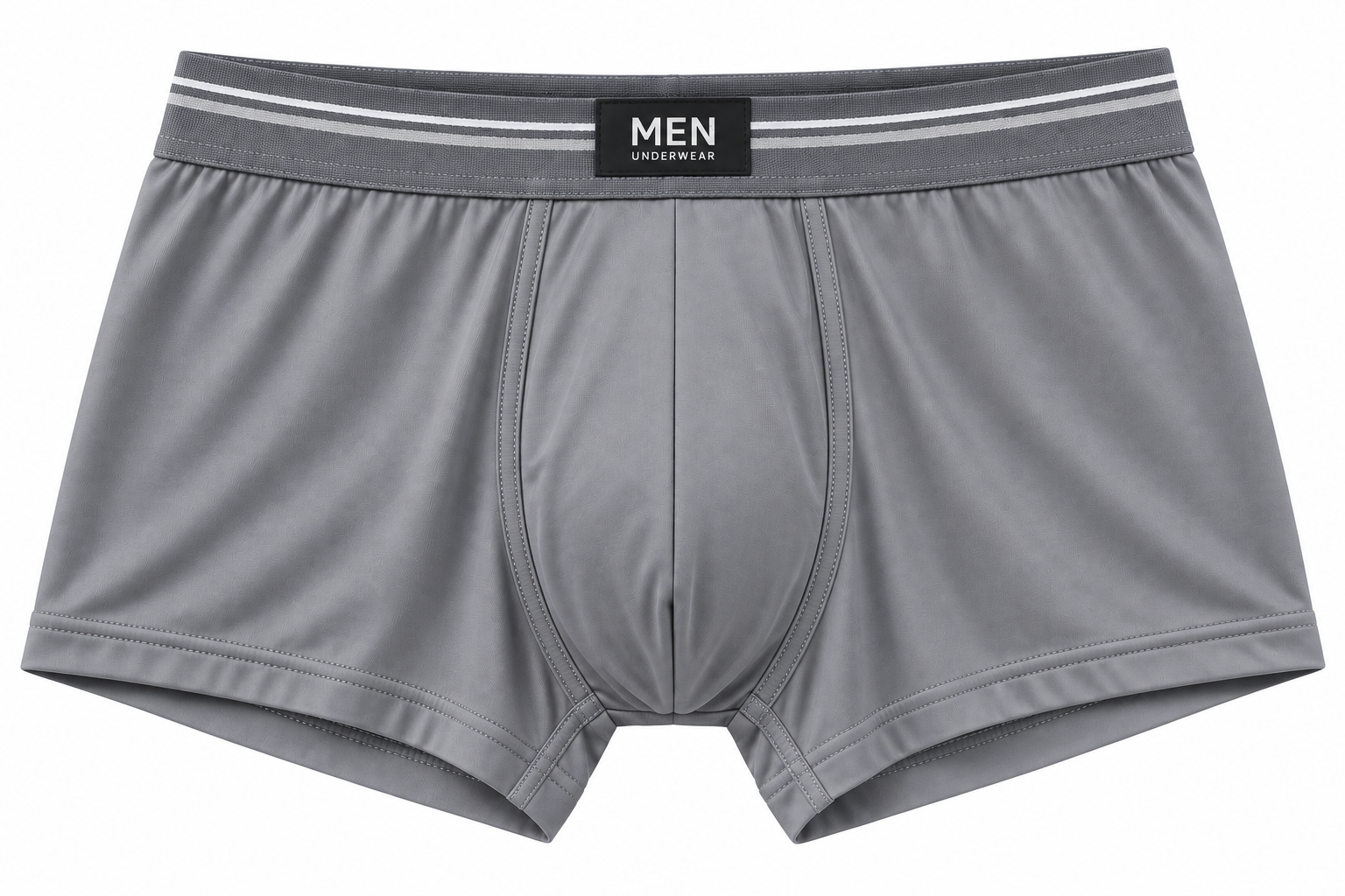 Men's Anti-Chafing Stretch Boxer Briefs - Heather Grey