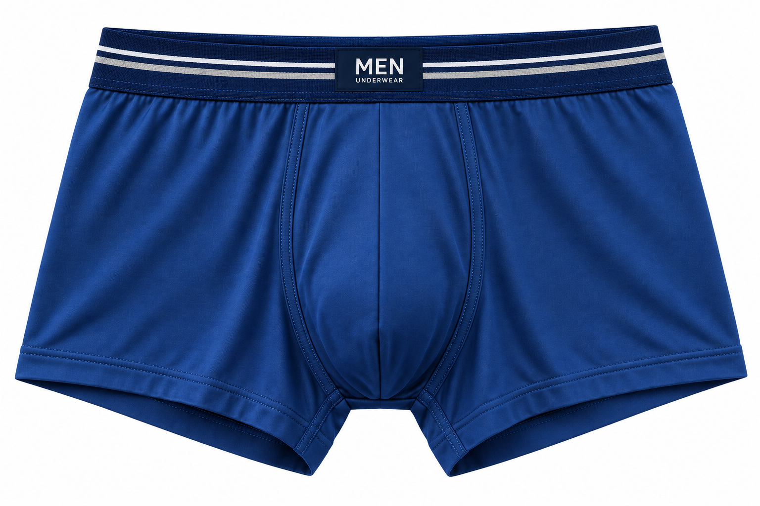 Men's Anti-Chafing Stretch Boxer Briefs - Cobalt Blue