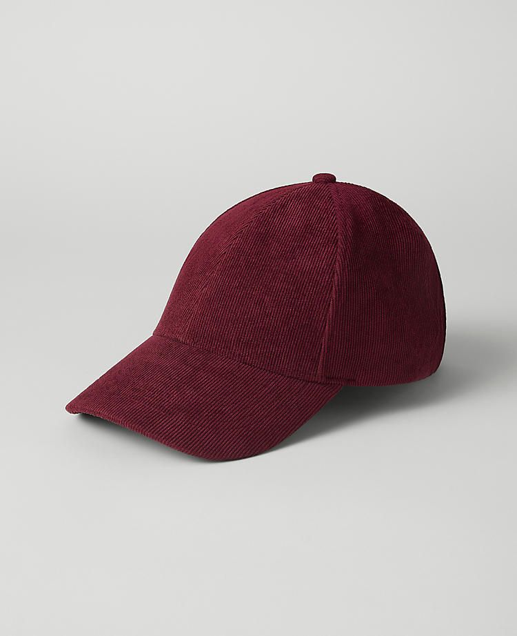 Vintage Burgundy Embroidered Cap