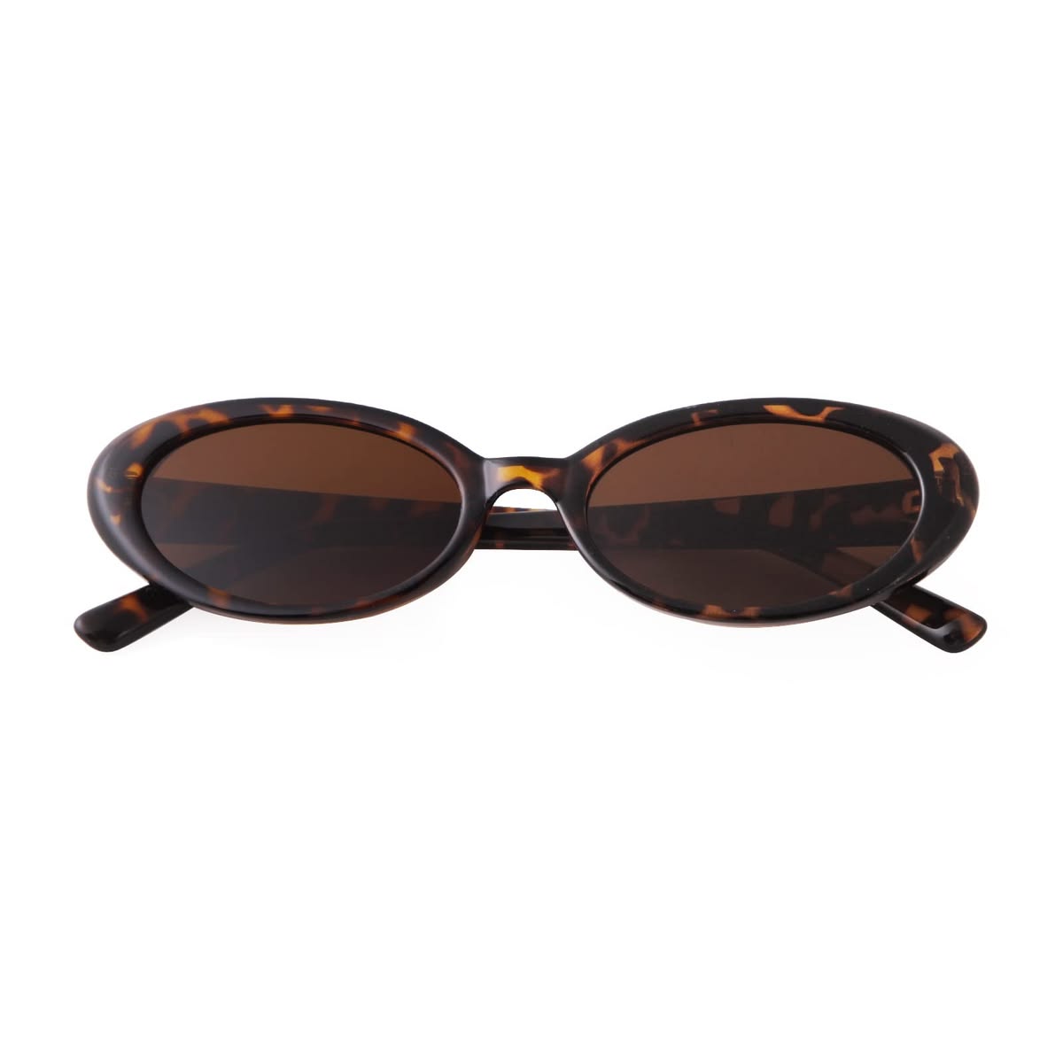 Tortoiseshell Vintage Oval Sunglasses