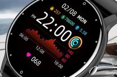 Aero Round Minimalist Fitness Tracker Smartwatch