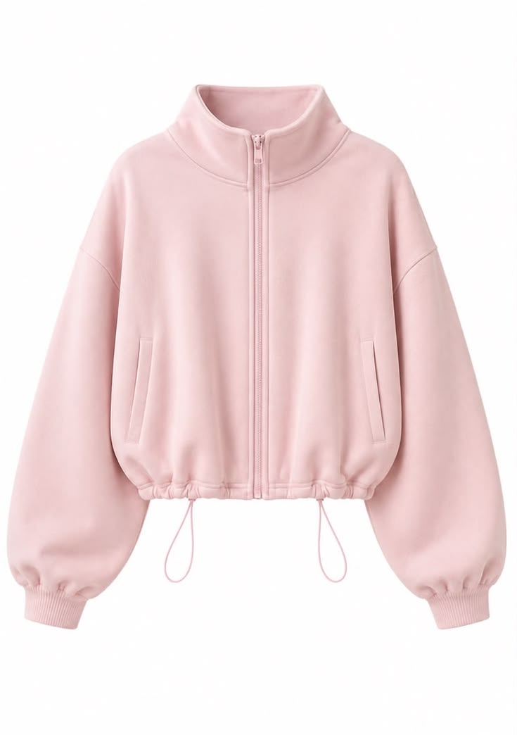 Pink Classic Crew Neck Sweatshirt