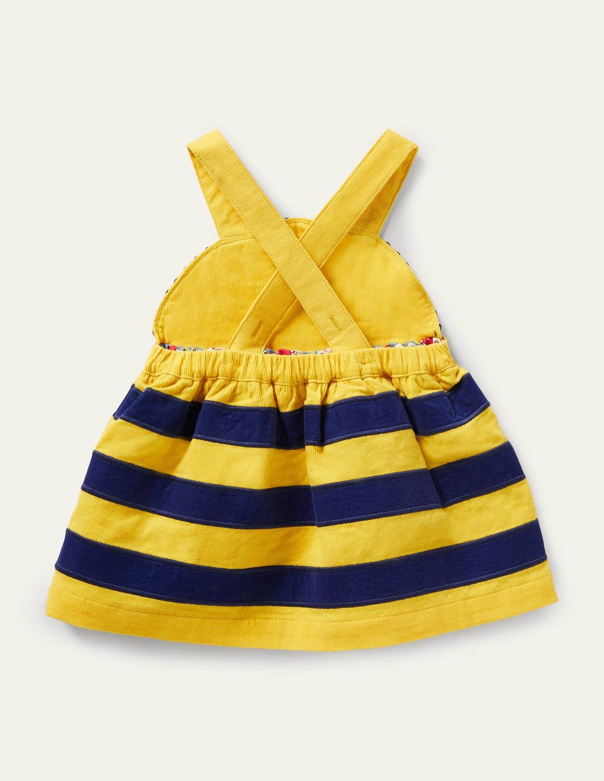 Yellow Bee Stripe Baby Dress