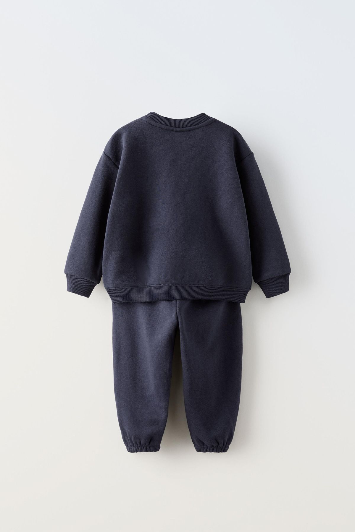 Navy Blue Kids Sweatshirt & Jogger Set