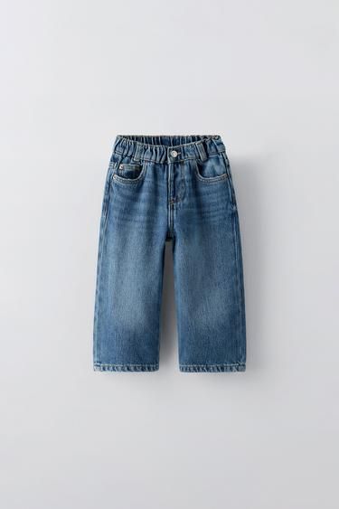 Blue Striped T-Shirt & Denim Jeans Set