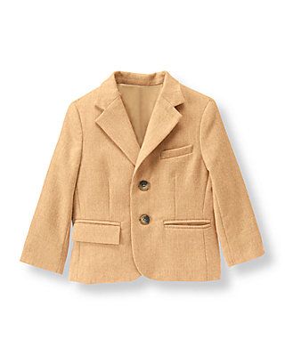 Beige Blazer & Trousers Formal Suit Set