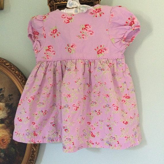 Pink Floral Puff Sleeve Dress