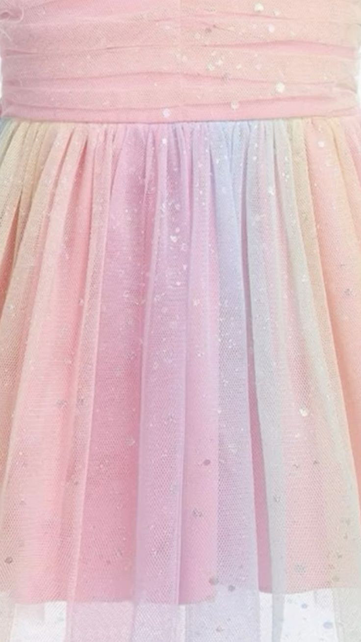 Pink Sequin Bodice Princess Dress