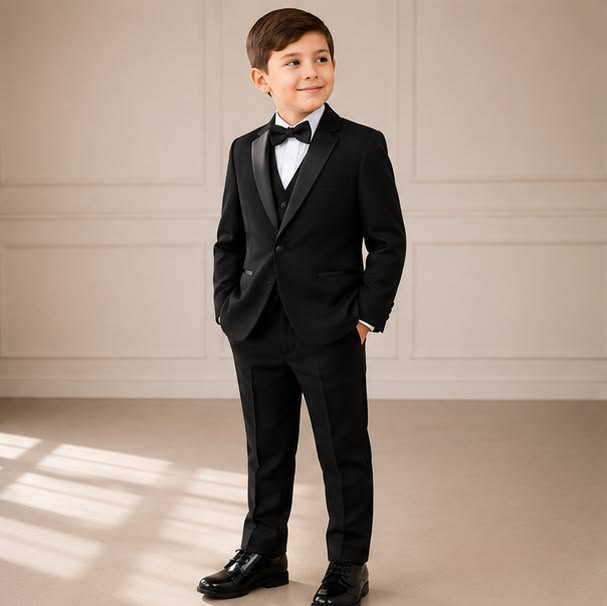 Black Formal Suit Set for Kids