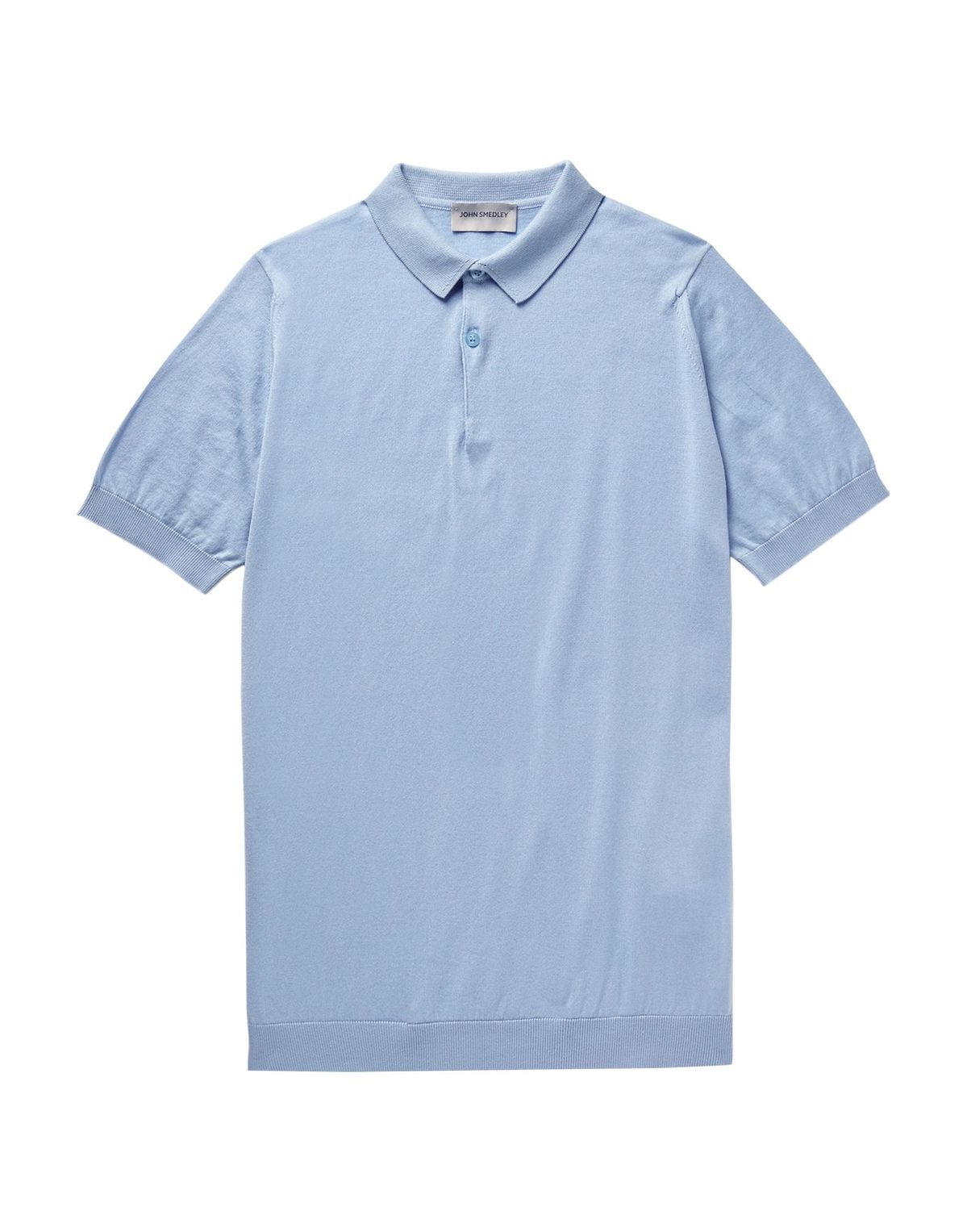Sky Blue Polo & Black Pants Set