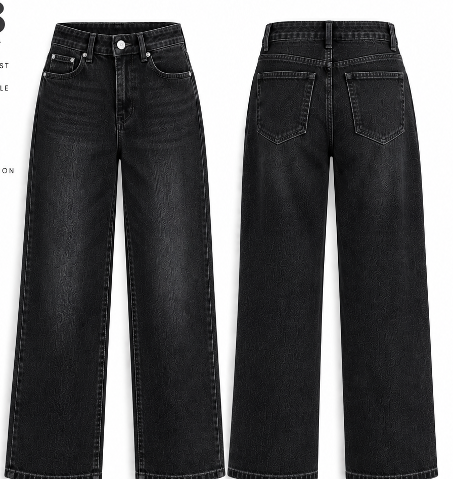Women Black Flare Fit Jeans