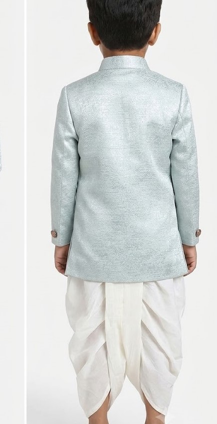 Mint Green Embroidered Kurta & Dhoti Set