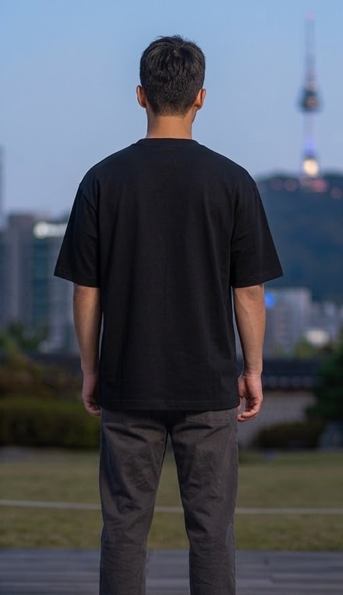 Men's 'Better Than Yesterday' Oversized T-Shirt - Washed Black