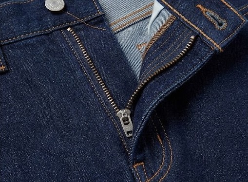 Men's Classic Straight Fit 5-Pocket Jeans - Dark Navy Indigo