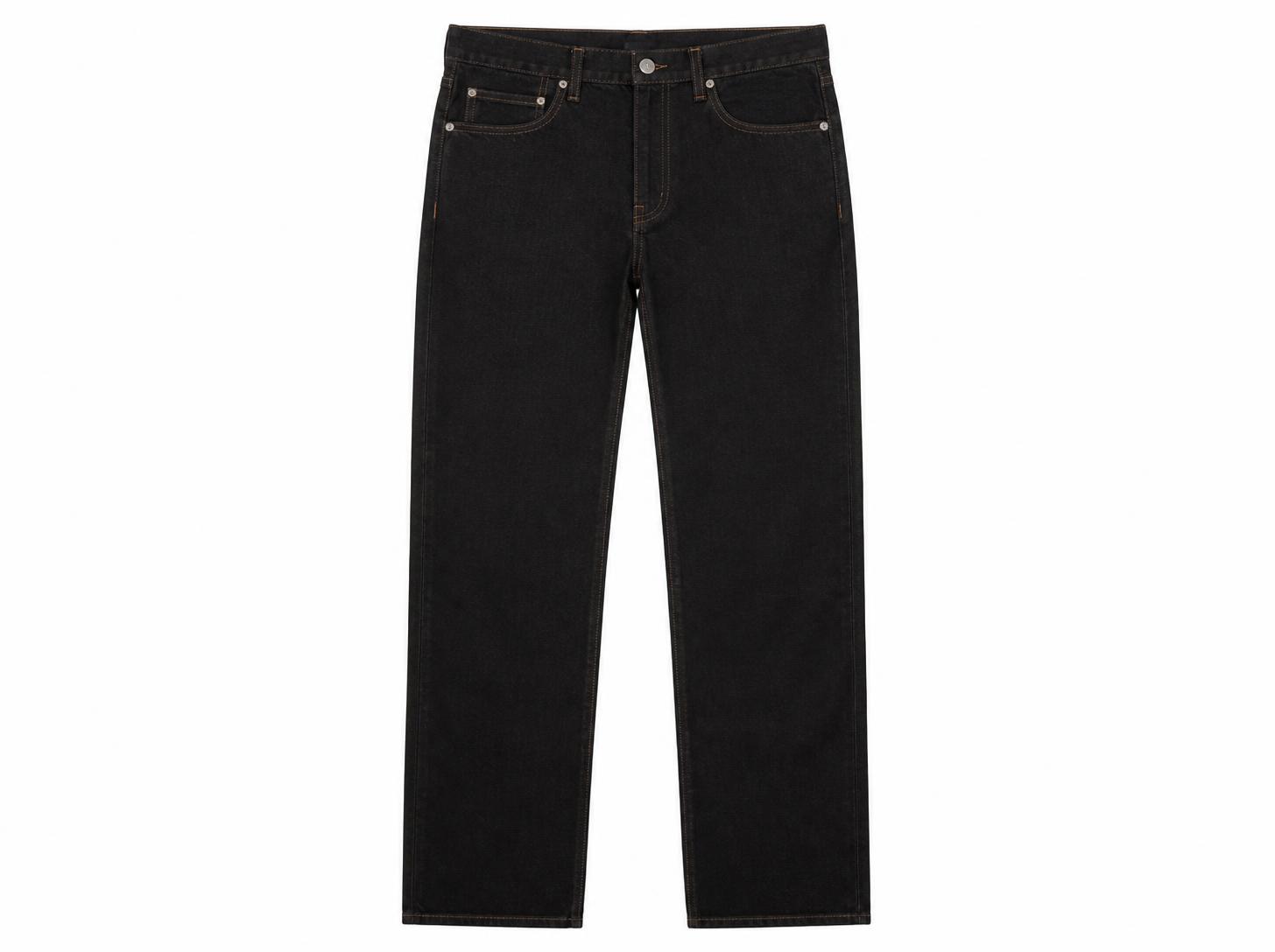 Men's Classic Straight Fit 5-Pocket Jeans - Mineral Black