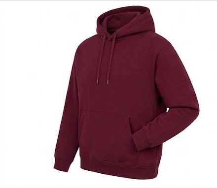 Men's Heavyweight Fleece Pullover Hoodie - Maroon