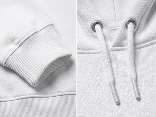 Men's Heavyweight Fleece Pullover Hoodie - Pure White