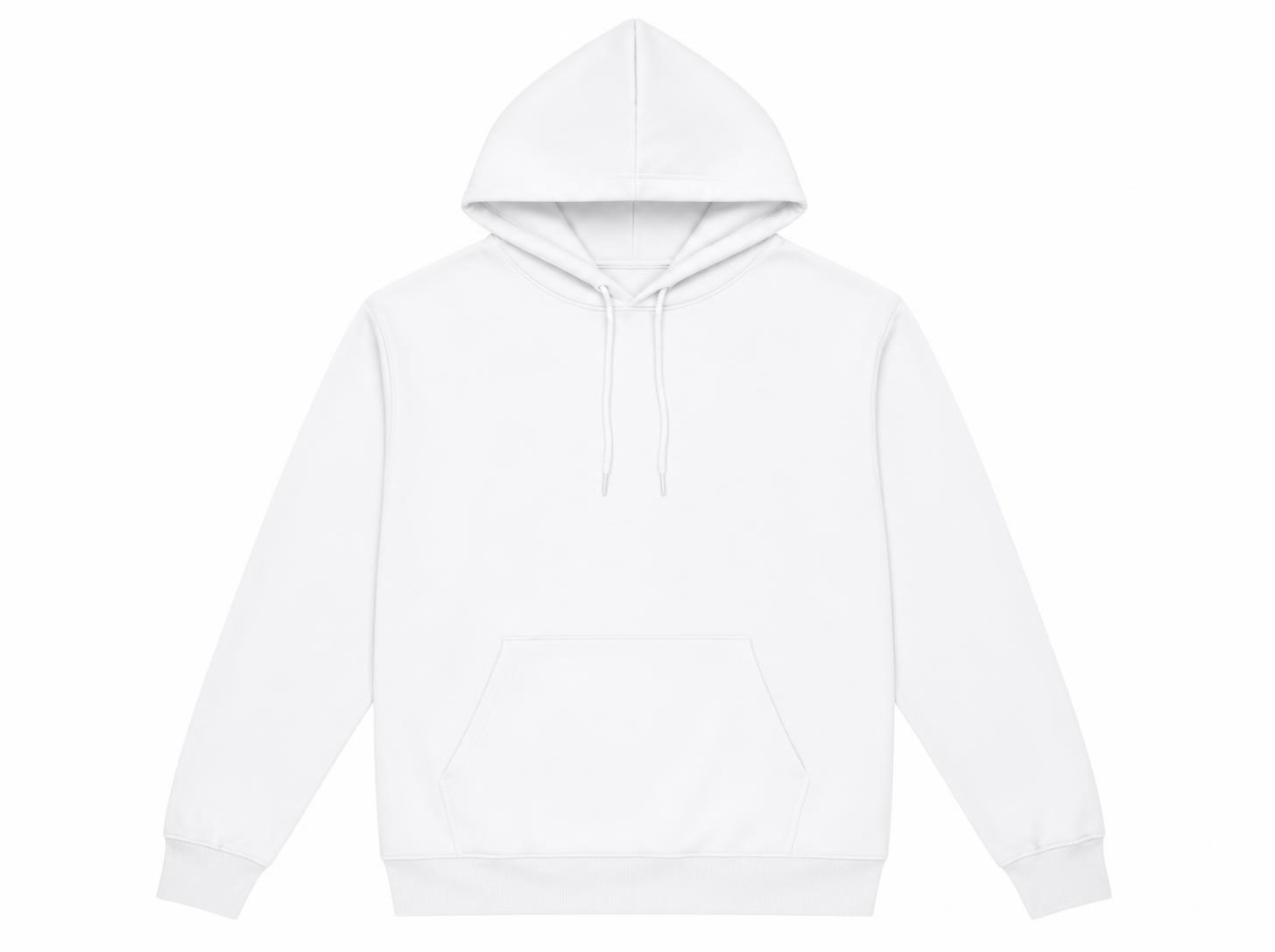 Men's Heavyweight Fleece Pullover Hoodie - Pure White