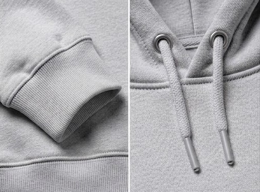 Men's Heavyweight Fleece Pullover Hoodie - Heather Grey
