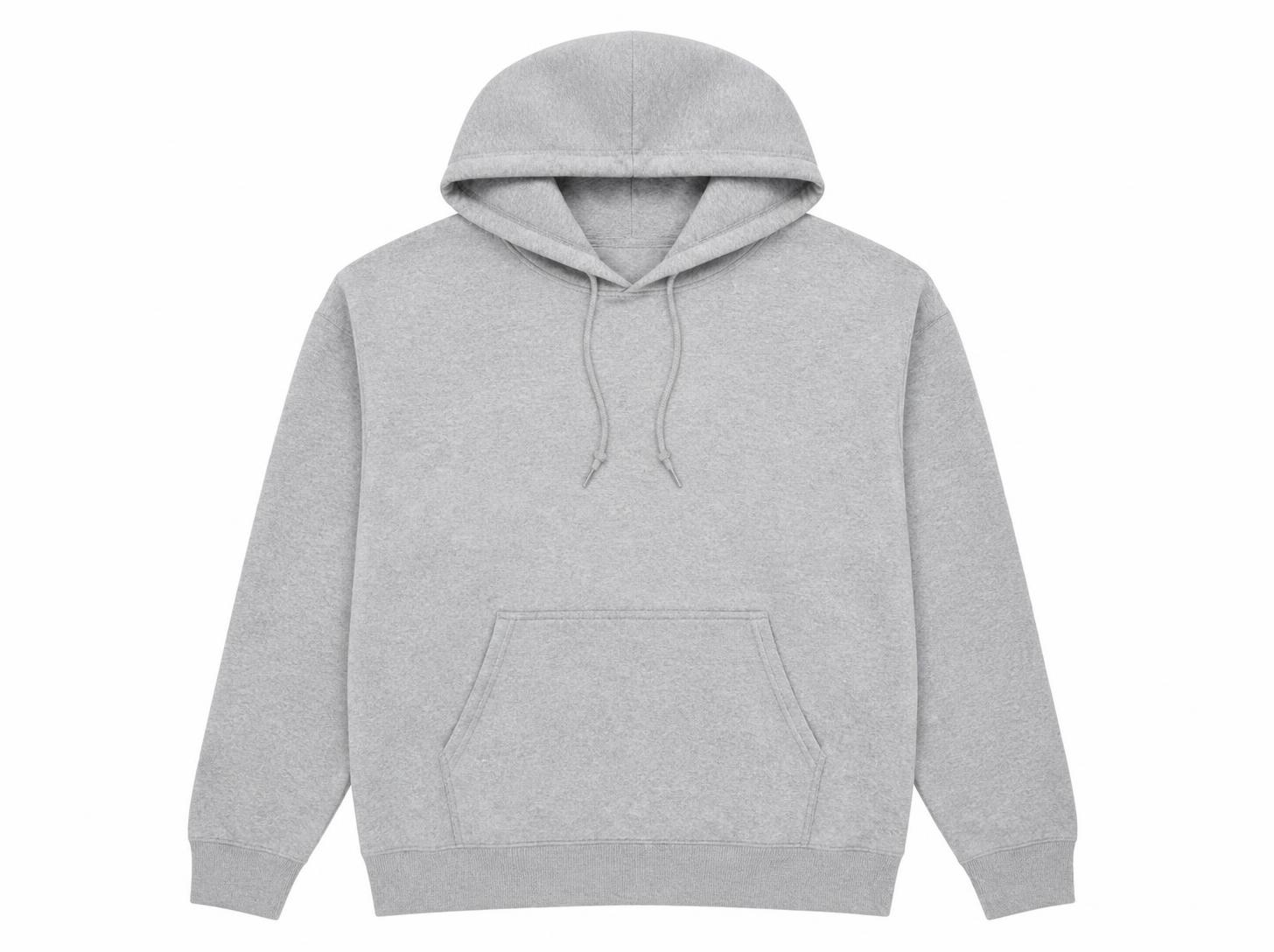 Men's Heavyweight Fleece Pullover Hoodie - Heather Grey