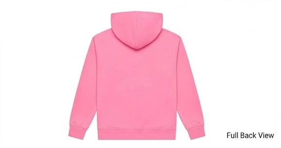 Men's Full-Zip Thermal Fleece Hooded Sweatshirt - Candy Pink