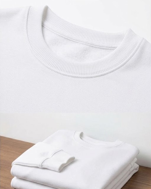 Men's Classic Heavyweight Crewneck Sweatshirt - Pure White