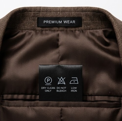 Men's Classic Textured Tweed Blazer - Mocha Brown