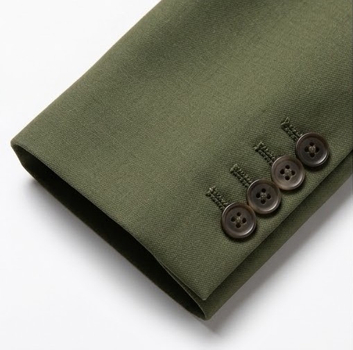 Men's Modern Tailored Notch Lapel Blazer - Olive Green