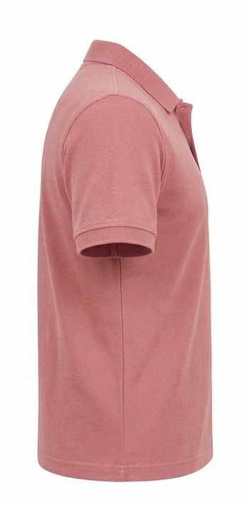 Men's Classic Pique Polo T-Shirt - Dusty Rose