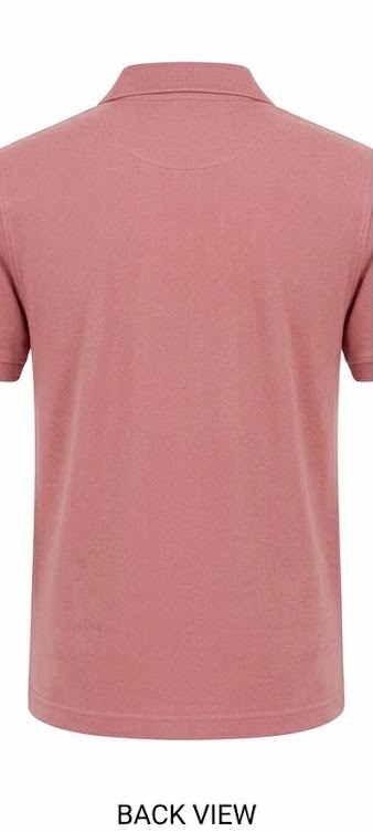Men's Classic Pique Polo T-Shirt - Dusty Rose