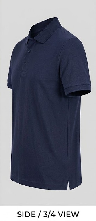 Men's Classic Solid Pique Polo T-Shirt - Midnight Navy