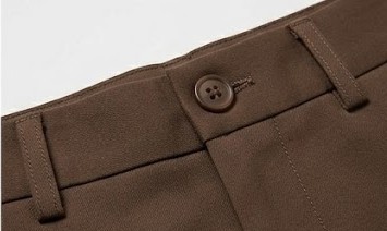 Men's Slim Tapered Casual Chino Trousers - Cocoa Brown