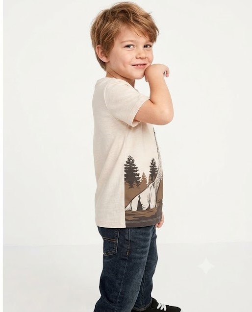 Kids Dinosaur Adventure Printed T-Shirt