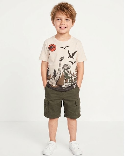 Kids Dinosaur Adventure Printed T-Shirt