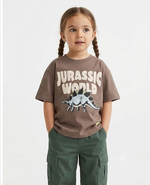 Kids Jurassic Dinosaur Graphic T-Shirt