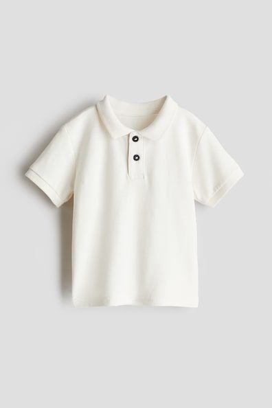 Kids Classic White Polo T-Shirt