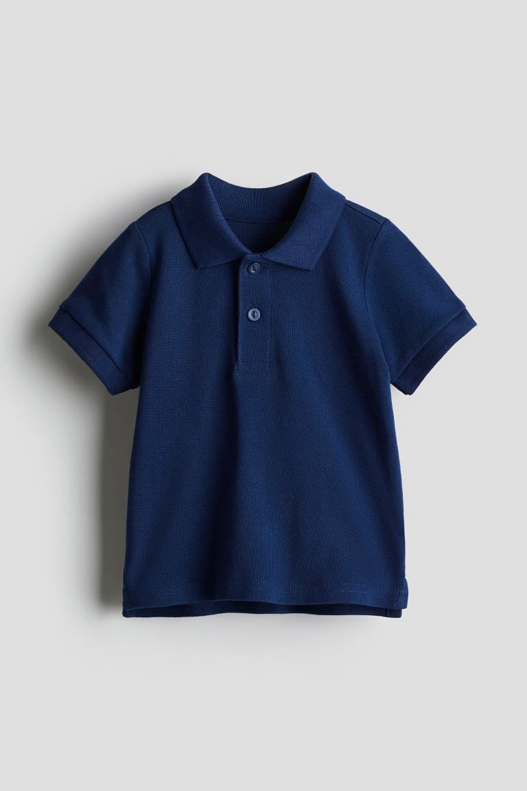Kids Navy Classic Polo T-Shirt