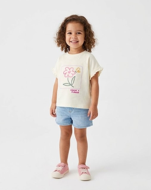 Kids Sky Blue Surf Club T-Shirt